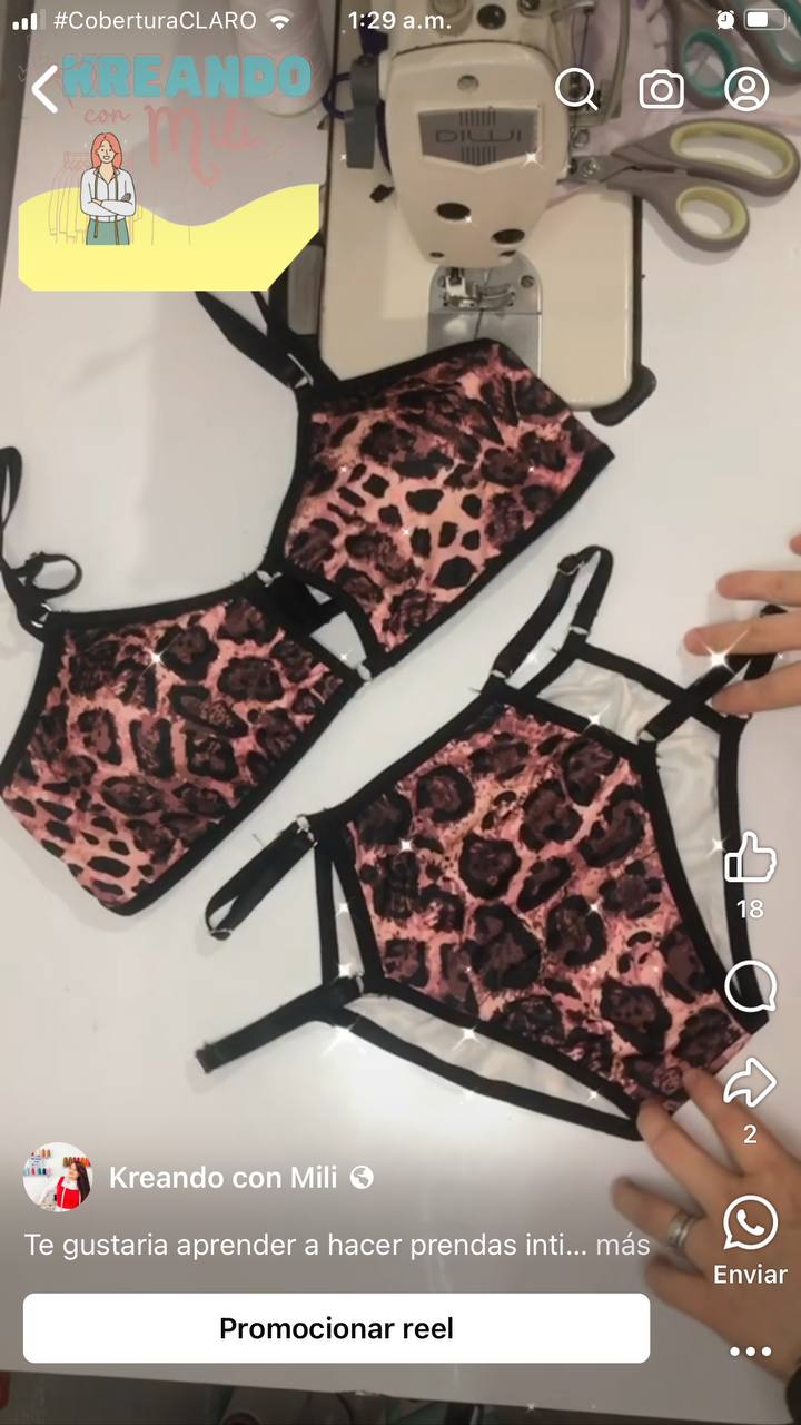 Pack de patrones SET LENCERIA DAMA