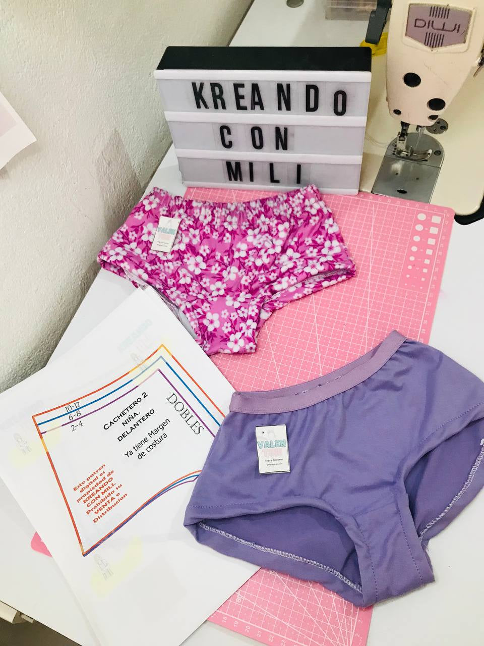 Pack de patrones CACHETEROS MAMA E HIJA