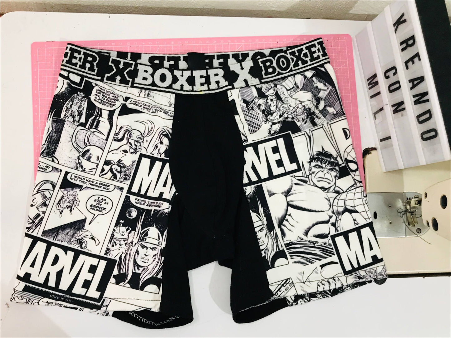 Ce PATRONES DIGITALES: BOXER HOMBRE-NIÑO