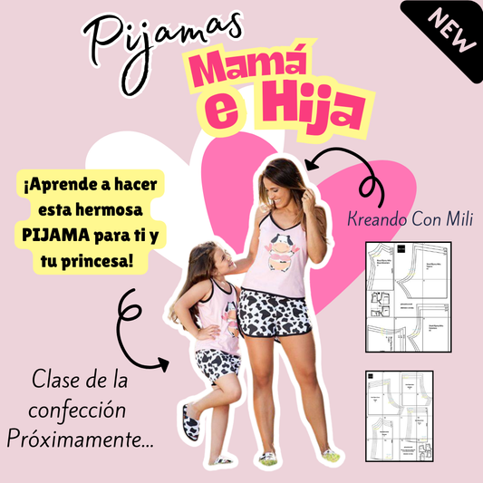 ca PATRONES DIGITALES: PIJAMAS MAMÁ E HIJA