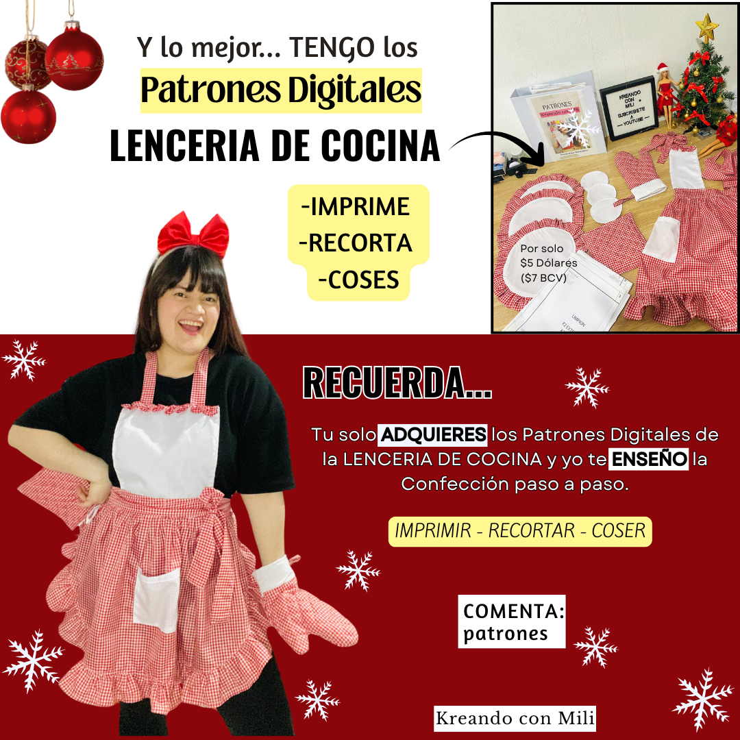 ca: LENCERIA DE COCINA (PATRONES DIGITALES)