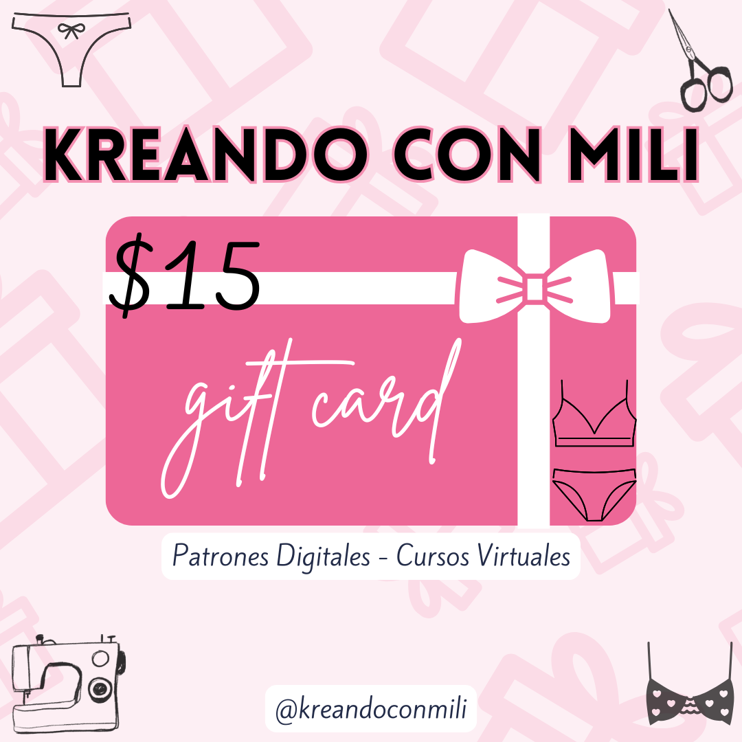 Tarjeta de Regalo Kreando con Mili