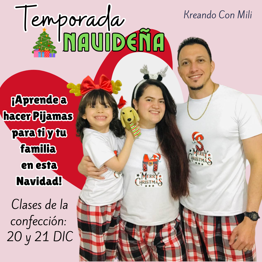cu PATRONES DIGITALES: PIJAMAS FAMILIARES