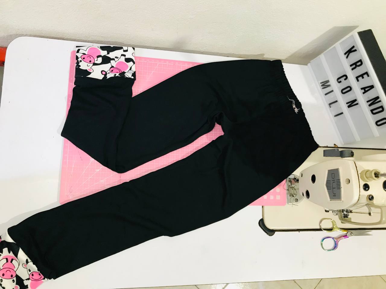 Cu PATRONES DIGITALES: LEGGINS+CAMISETA OVERSIZE