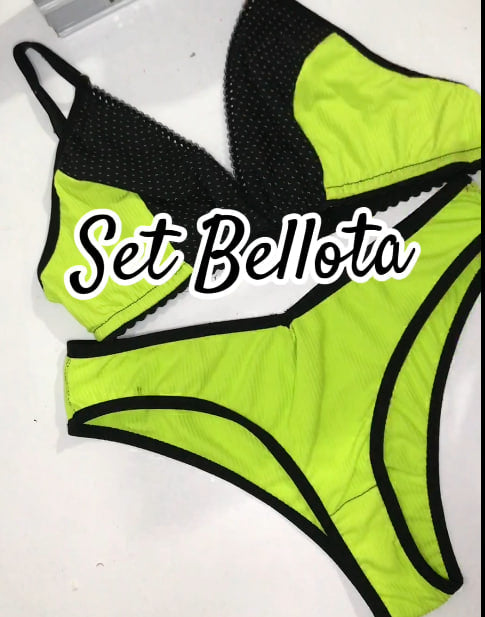 Patrones Digitales SET BELLOTA (Ropa intima de dama)